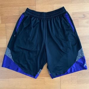 Air Jordan Dri-Fit Basketball Shorts black/purple